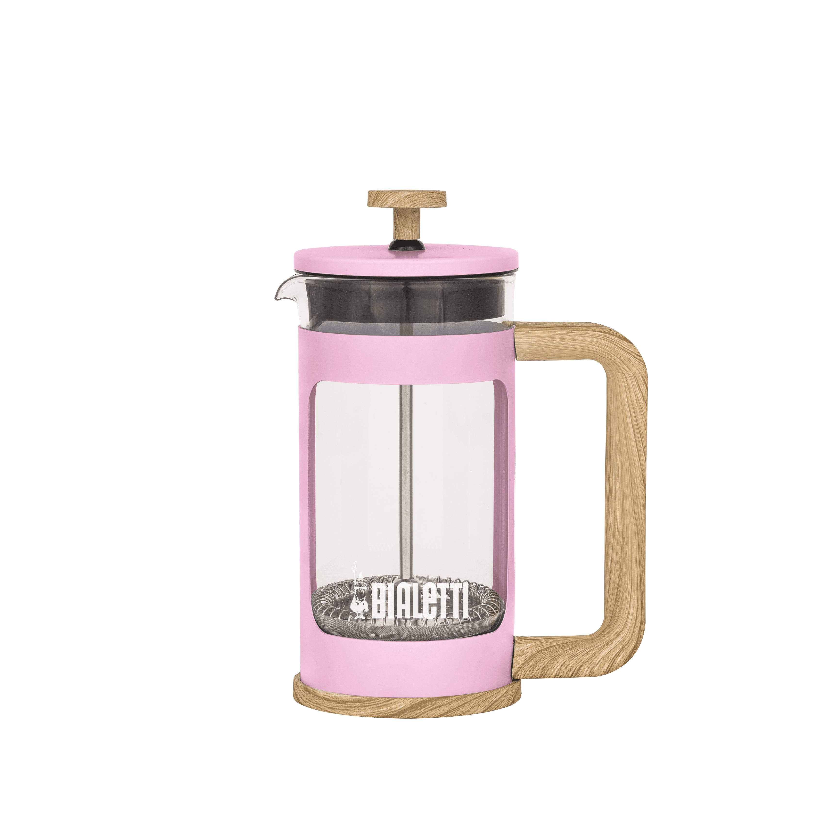 Bialetti Woody Coffee Press – Pink – 350 ml