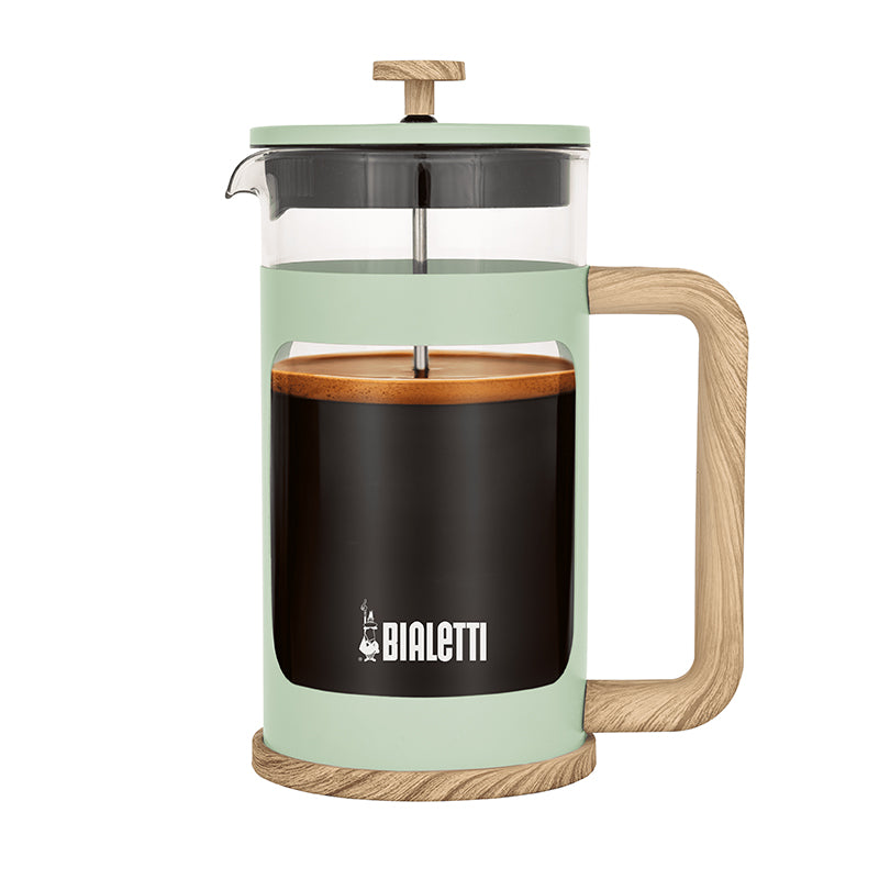 Bialetti Woody Coffee Press – Green – 1 L