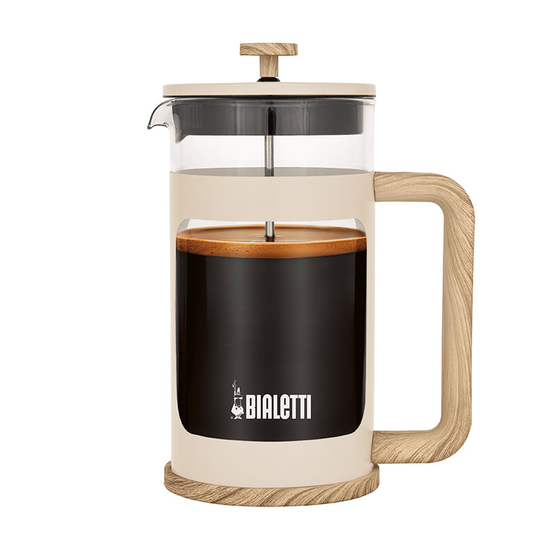 Bialetti Woody Coffee Press – Cream – 1 L