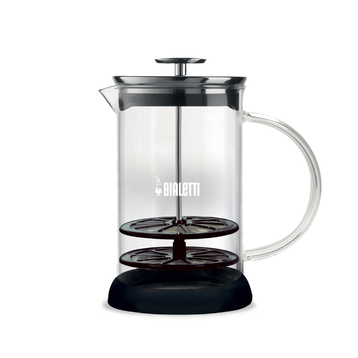 Bialetti Glass Milk Frother 330ml (4 Cup)