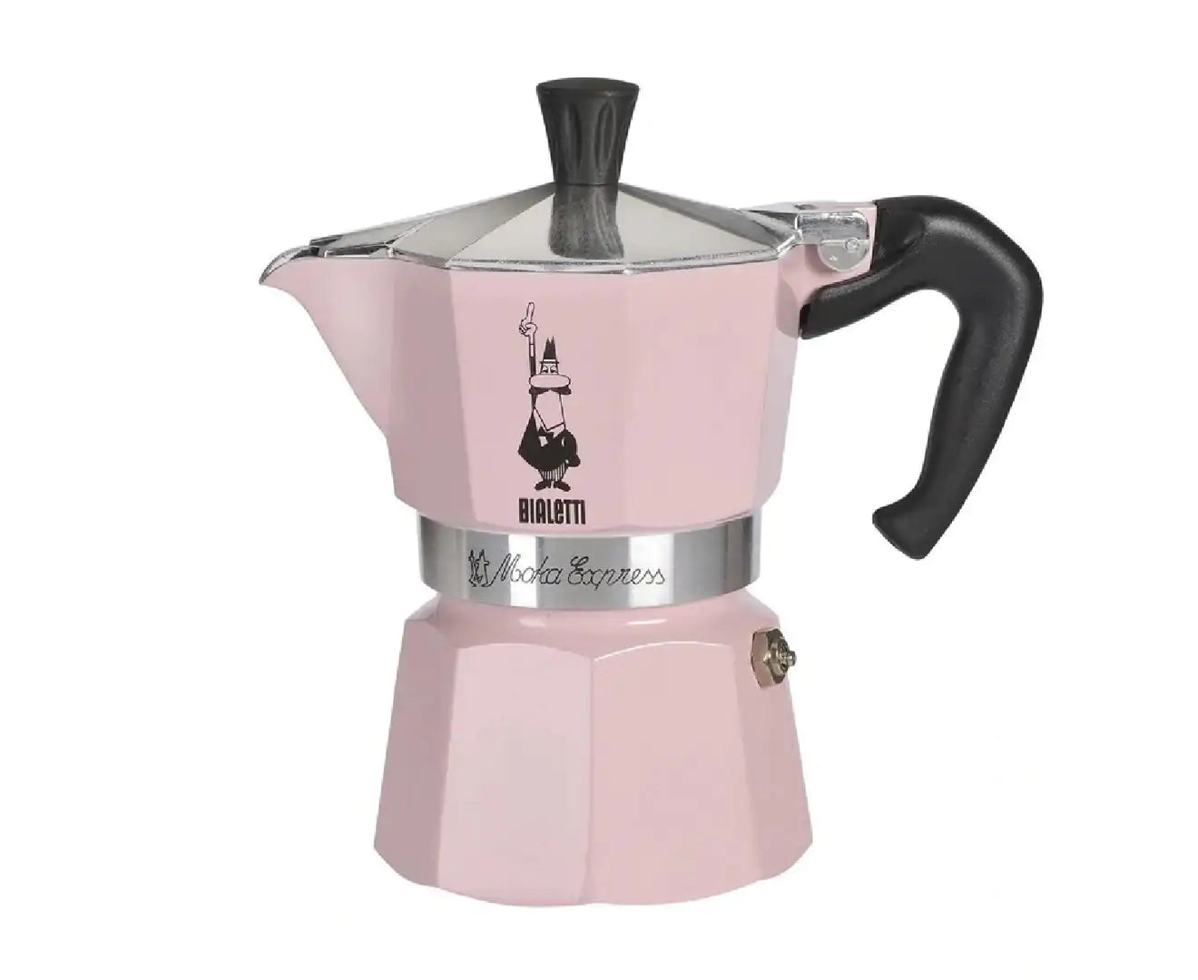 Bialetti Moka Express Candy Pink 3 Cup (130 ml) Stovetop Coffee Maker