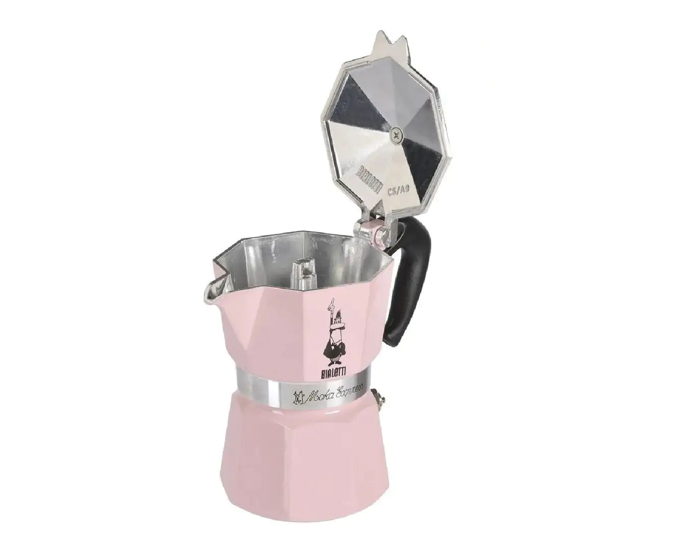 Bialetti Moka Express Candy Pink 3 Cup (130 ml) Stovetop Coffee Maker