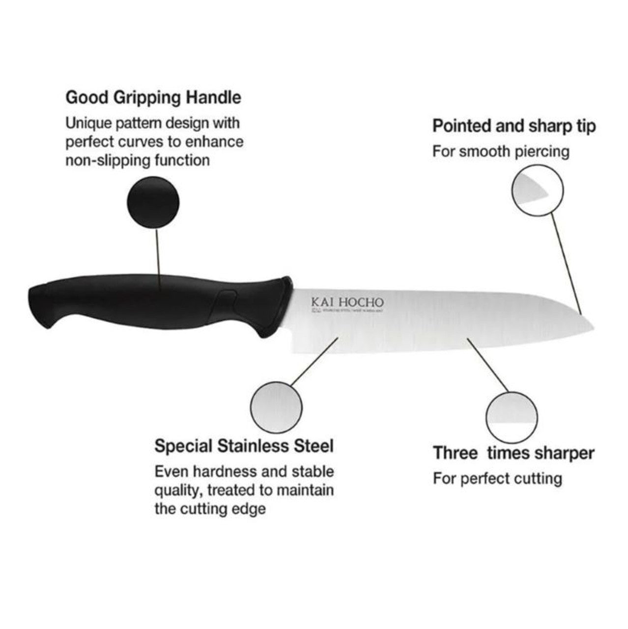 Kai Hocho Medium Utility Knife 14cm