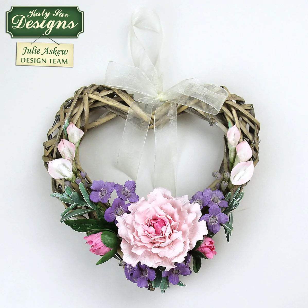 Katy Sue Silicone Mould Peony Leaves