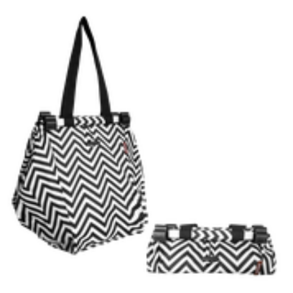 Sachi Shopping Trolley Bag Chevron
