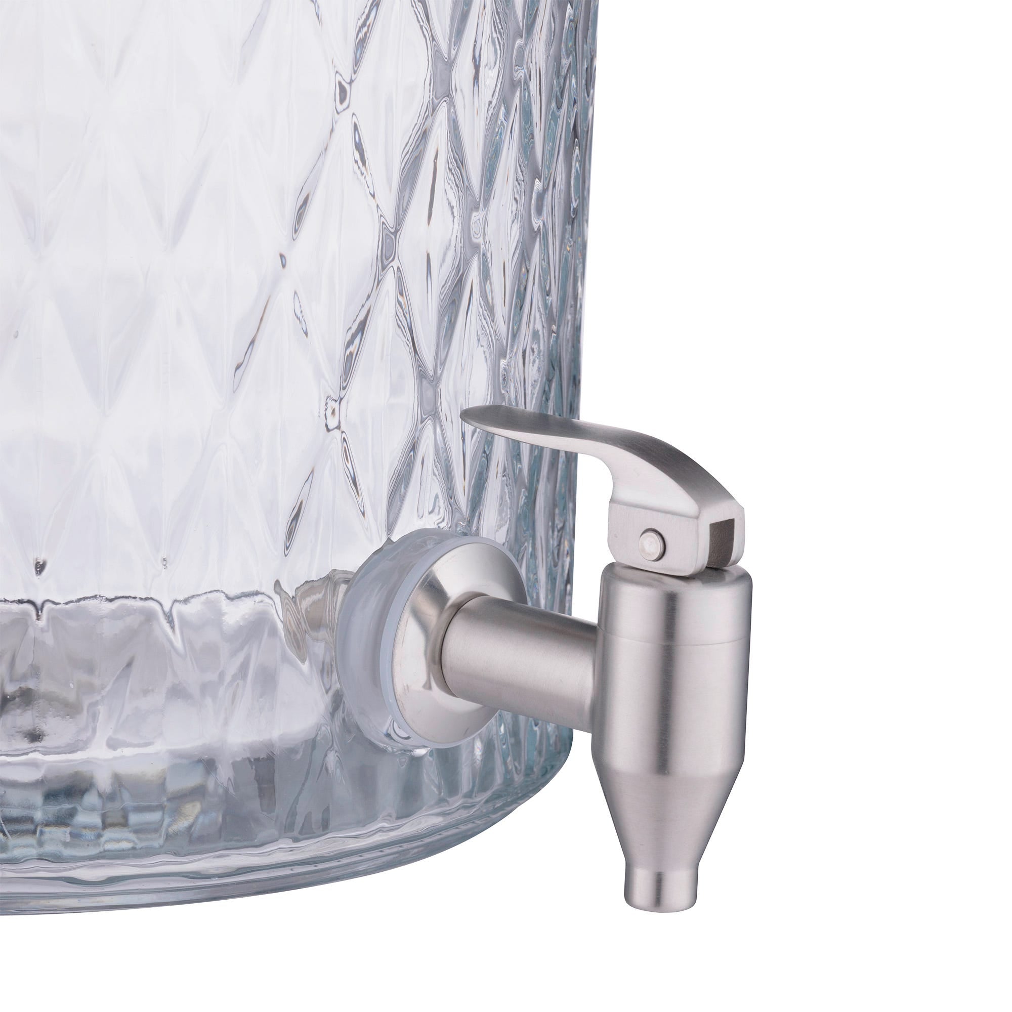 Kilner Diamond Dispenser with Pull Tap 8 Litre