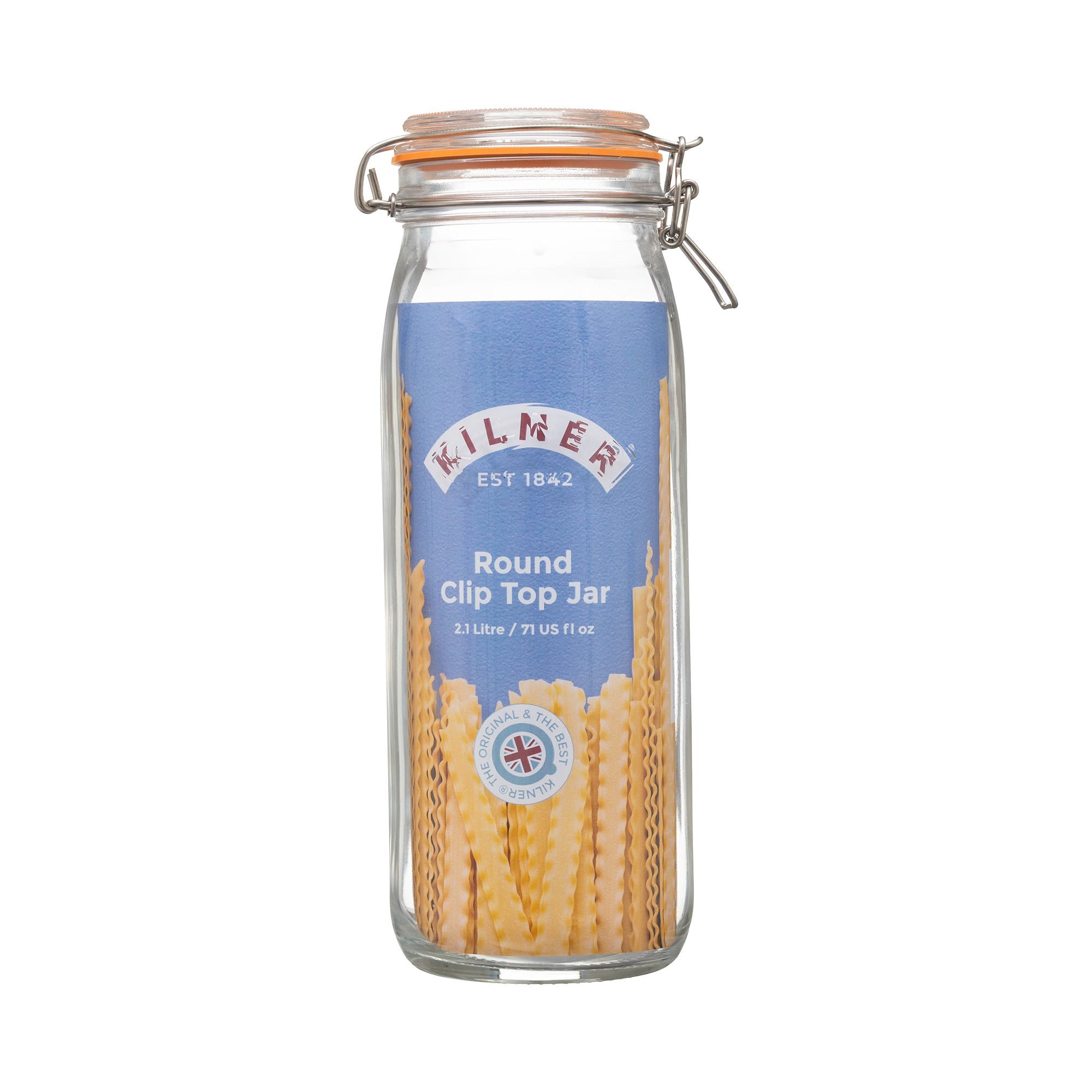 Kilner Round Clip Top Jar 2.1 Litre