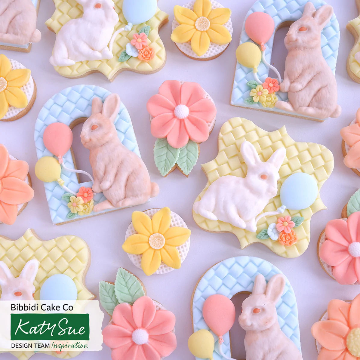Katy Sue Silicone Mould Rabbits