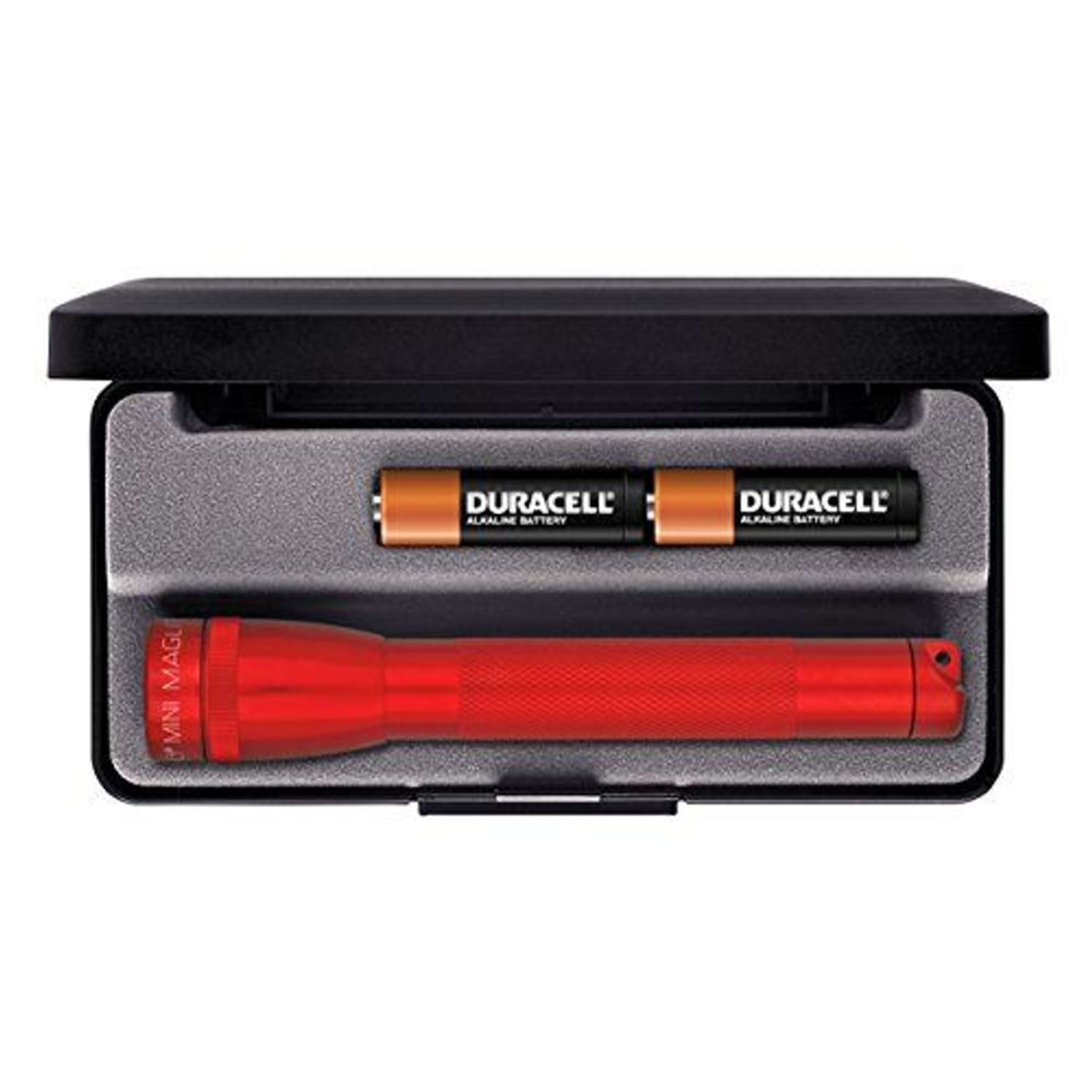 Maglite AA Mini Mag Torch Red with Batteries GB