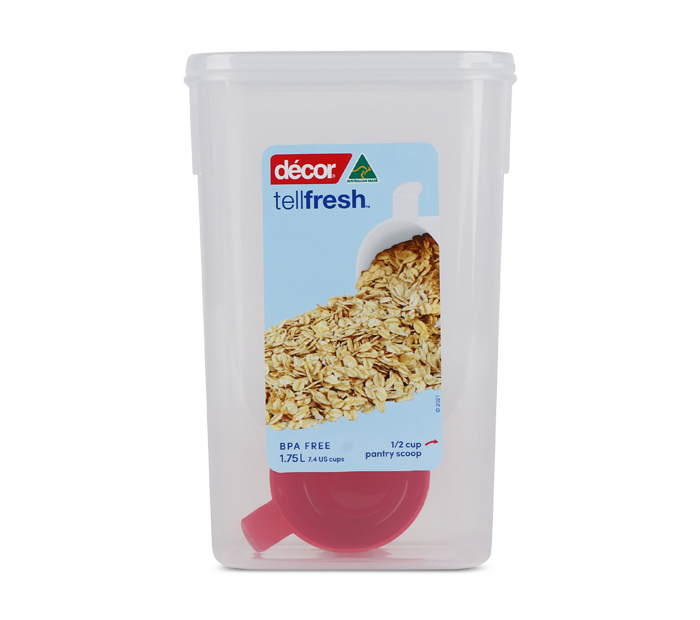 Decor Tellfresh Tall Oblong Container - 1.75L