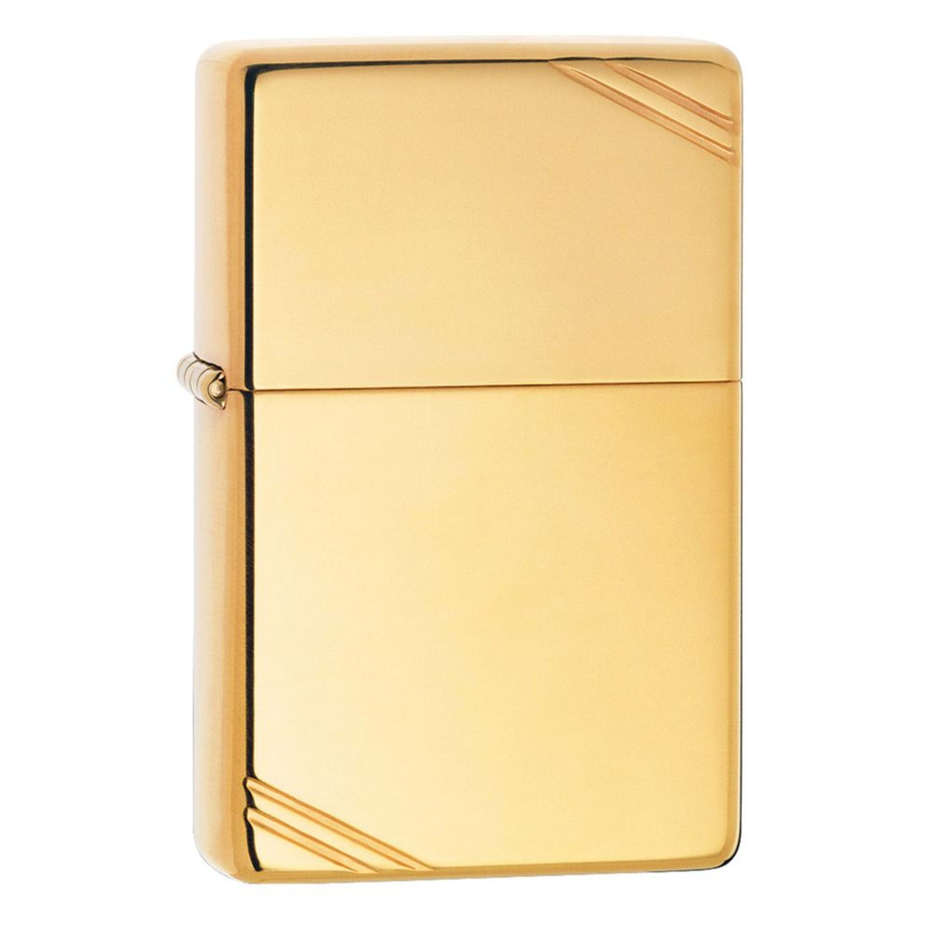 Zippo Vintage Lighter - High Polished Brass