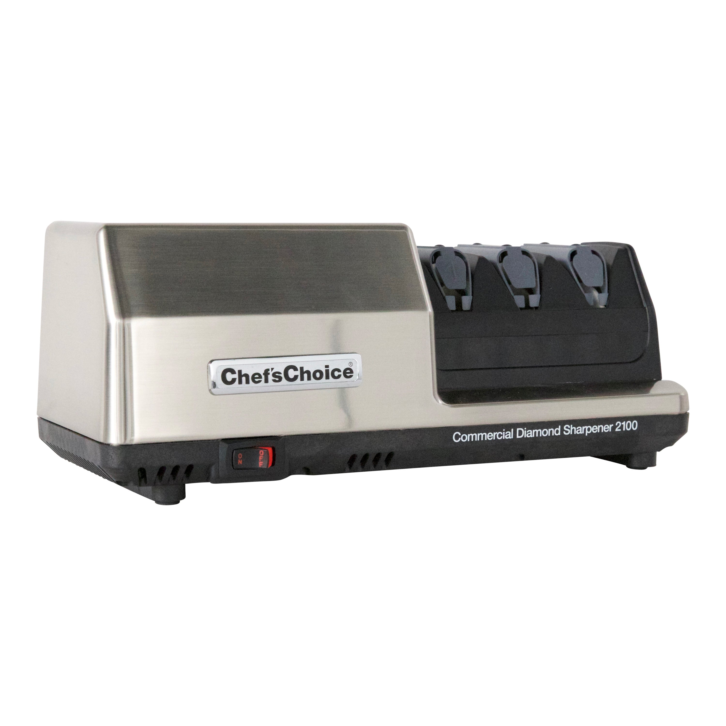 Chef's Choice 2100 Commercial Diamond Hone Electric Sharpener - Silver