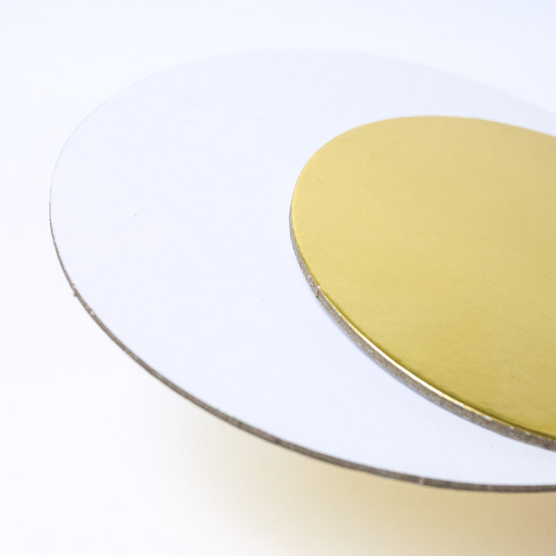 Bake Group Foil Cake Card Board Round Gold 12in