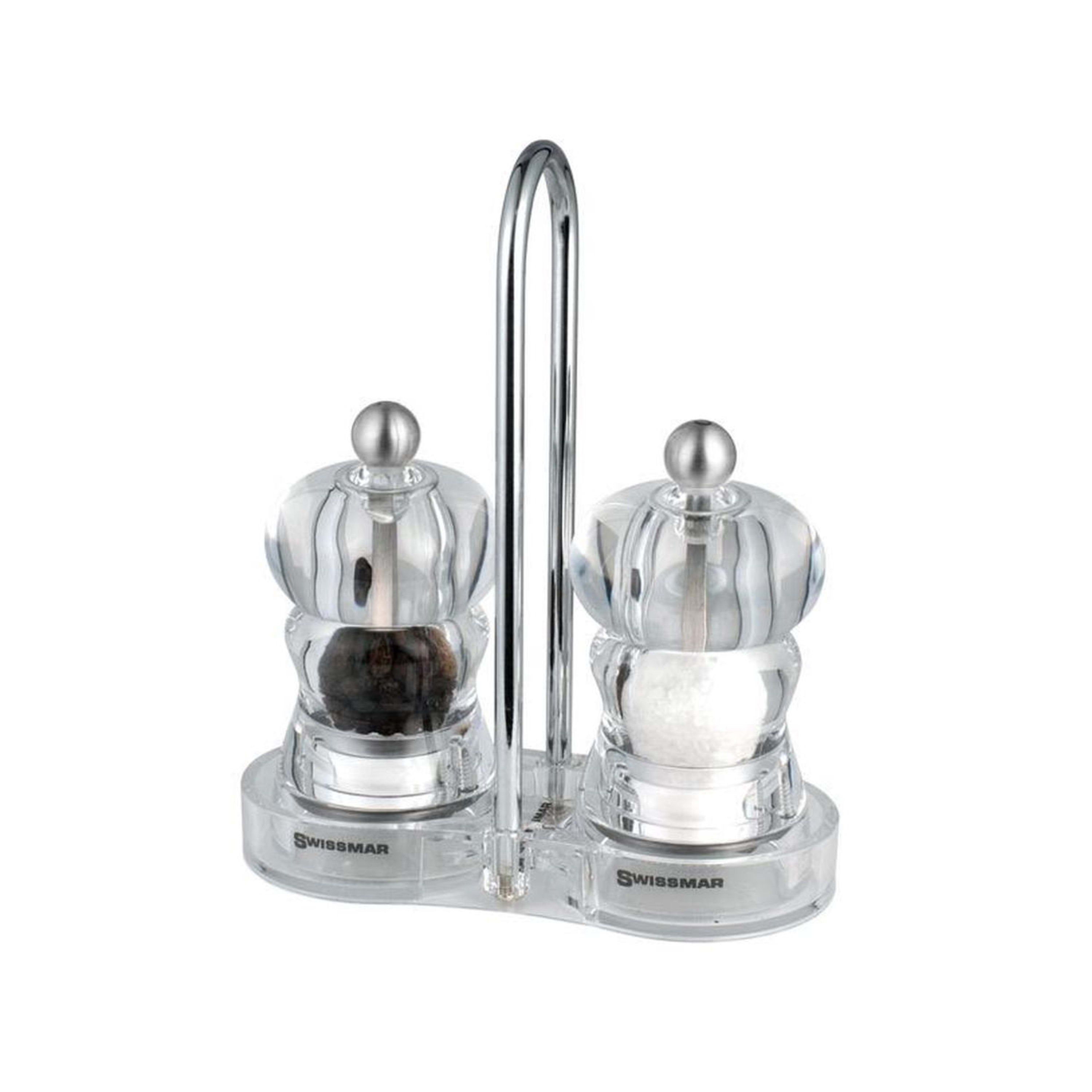 Swissmar Alice Salt Pepper Set 10cm with Tray