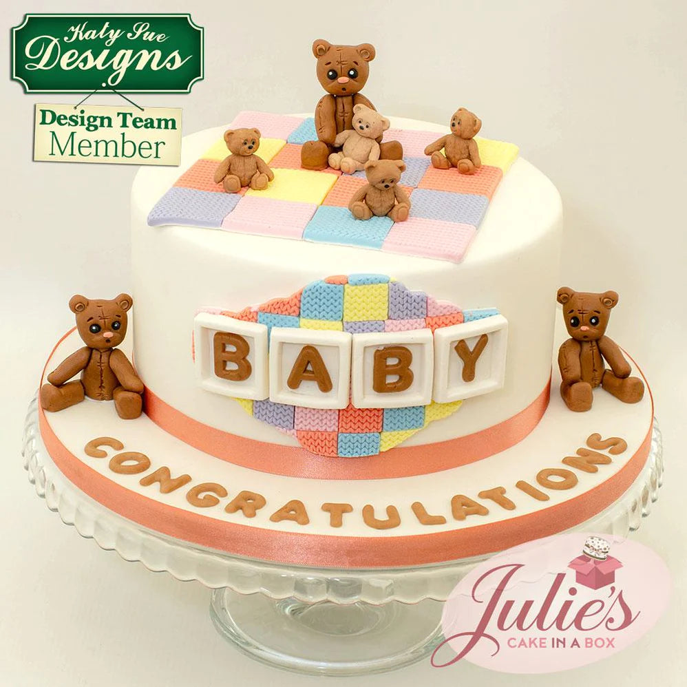 Katy Sue Silicone Mould Baby Blocks