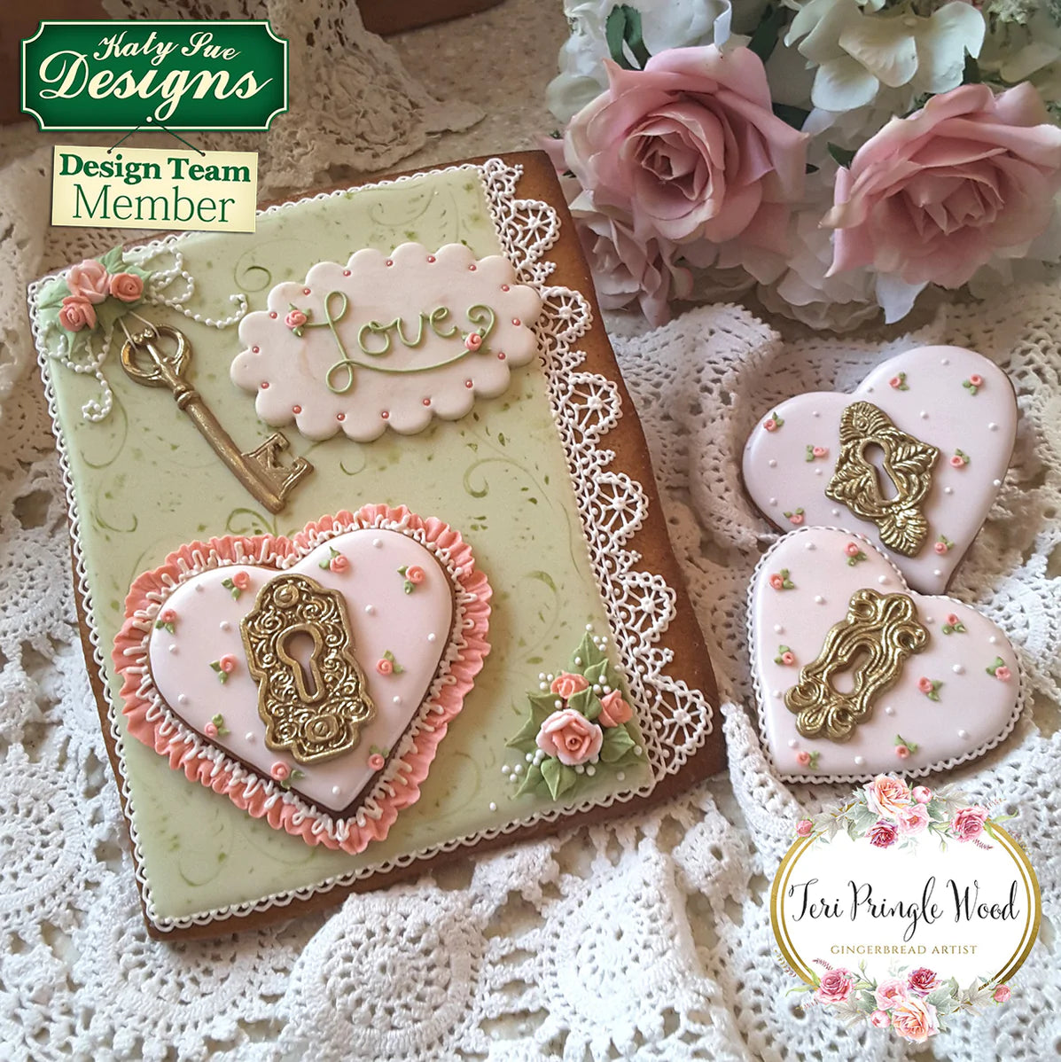 Katy Sue Silicone Mould Lock & Key