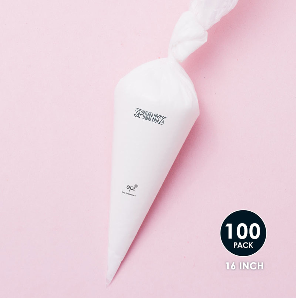 Sprinks Biodegradable Piping Bags 16in 100 Pack