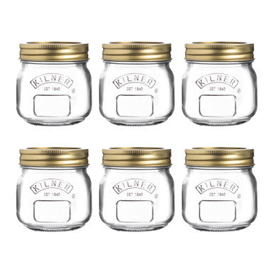 Kilner Genuine Preserve Jar Set of 6 - 250ml