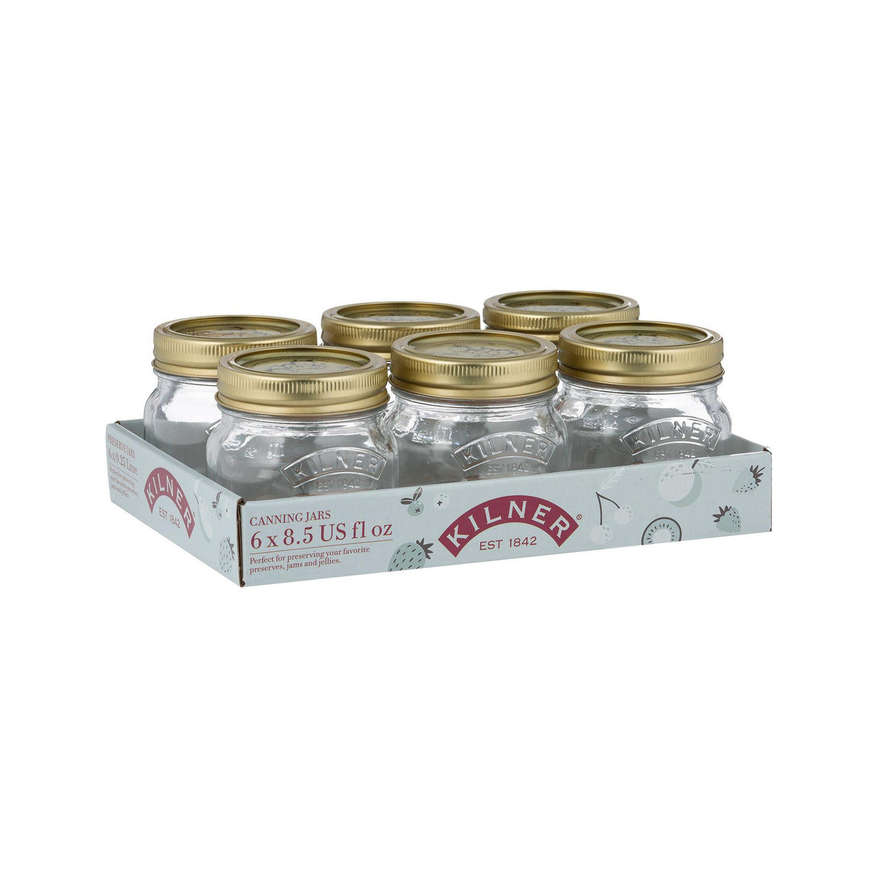 Kilner Genuine Preserve Jar Set of 6 - 250ml