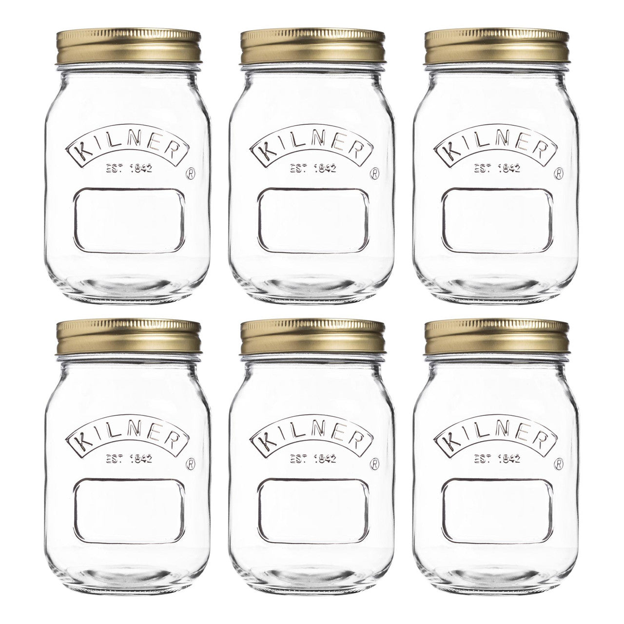 Kilner Genuine Preserve Jar Set of 6 - 500ml