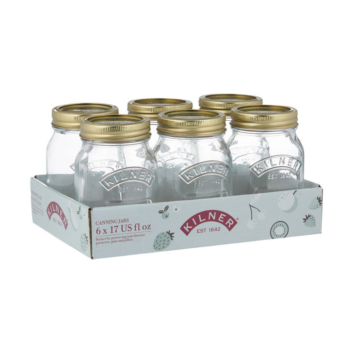 Kilner Genuine Preserve Jar Set of 6 - 500ml