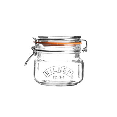 Kilner Square Clip Top Jar - 500ml