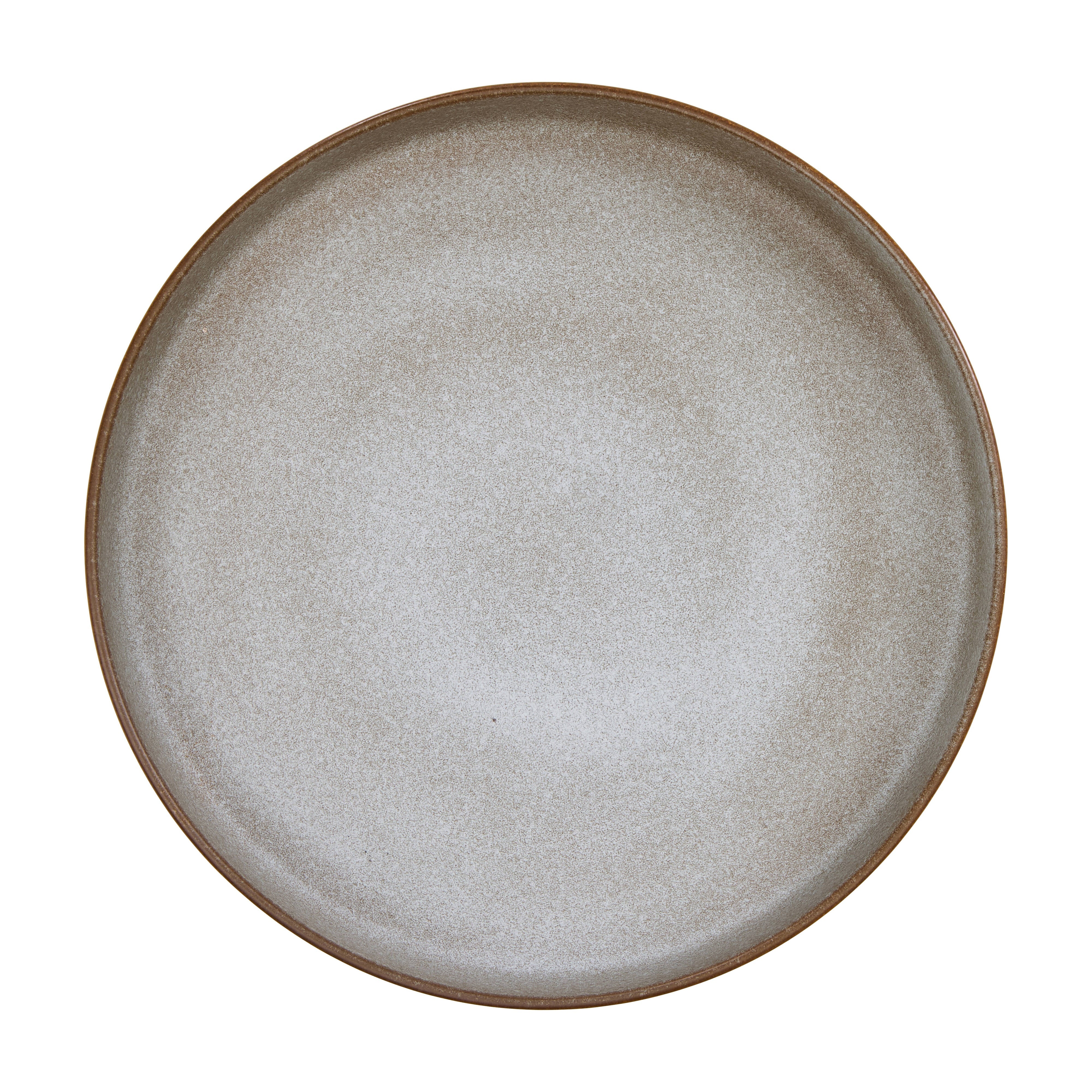 Davis & Waddell Rafe Shallow Platter Grey & Brown
