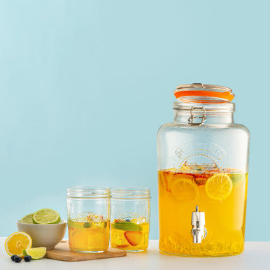 Kilner Round Clip Top Drinks Dispenser - 5 Litre