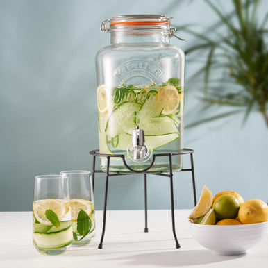 Kilner Round Clip Top Drinks Dispenser - 5 Litre