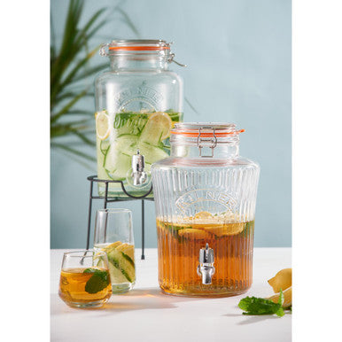 Kilner Round Clip Top Drinks Dispenser - 5 Litre