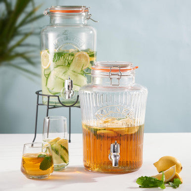 Kilner Round Clip Top Drinks Dispenser - 5 Litre