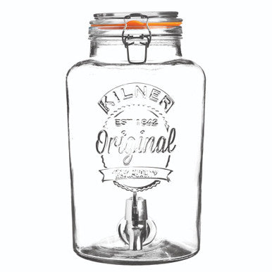 Kilner Round Clip Top Drinks Dispenser - 8 Litre