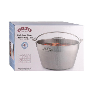 Kilner S/Steel Preserving Pan 8 Litre