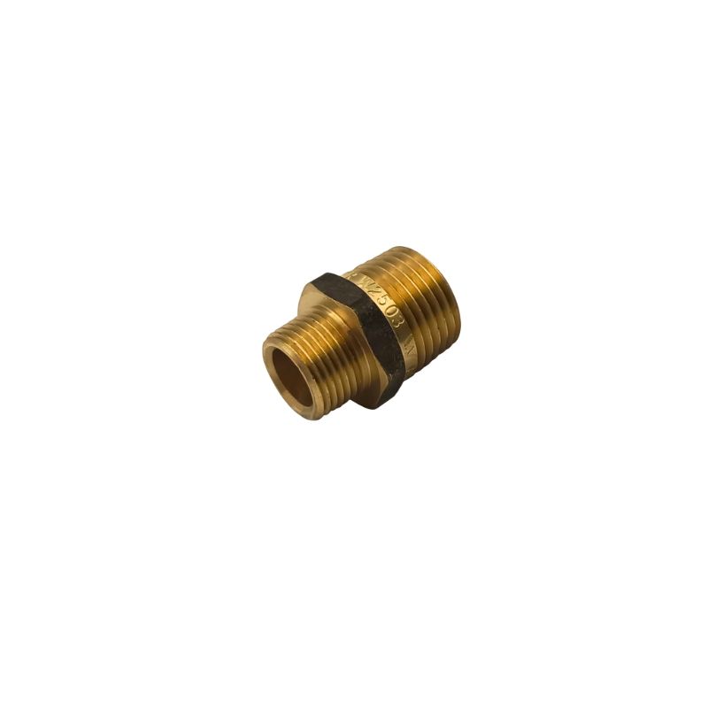 Nipple 1/2" Male BSP to 3/8" Male BSP