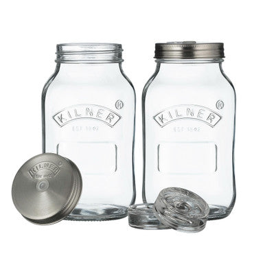 Kilner Fermentation Jar Set of 2 - 1 Litre