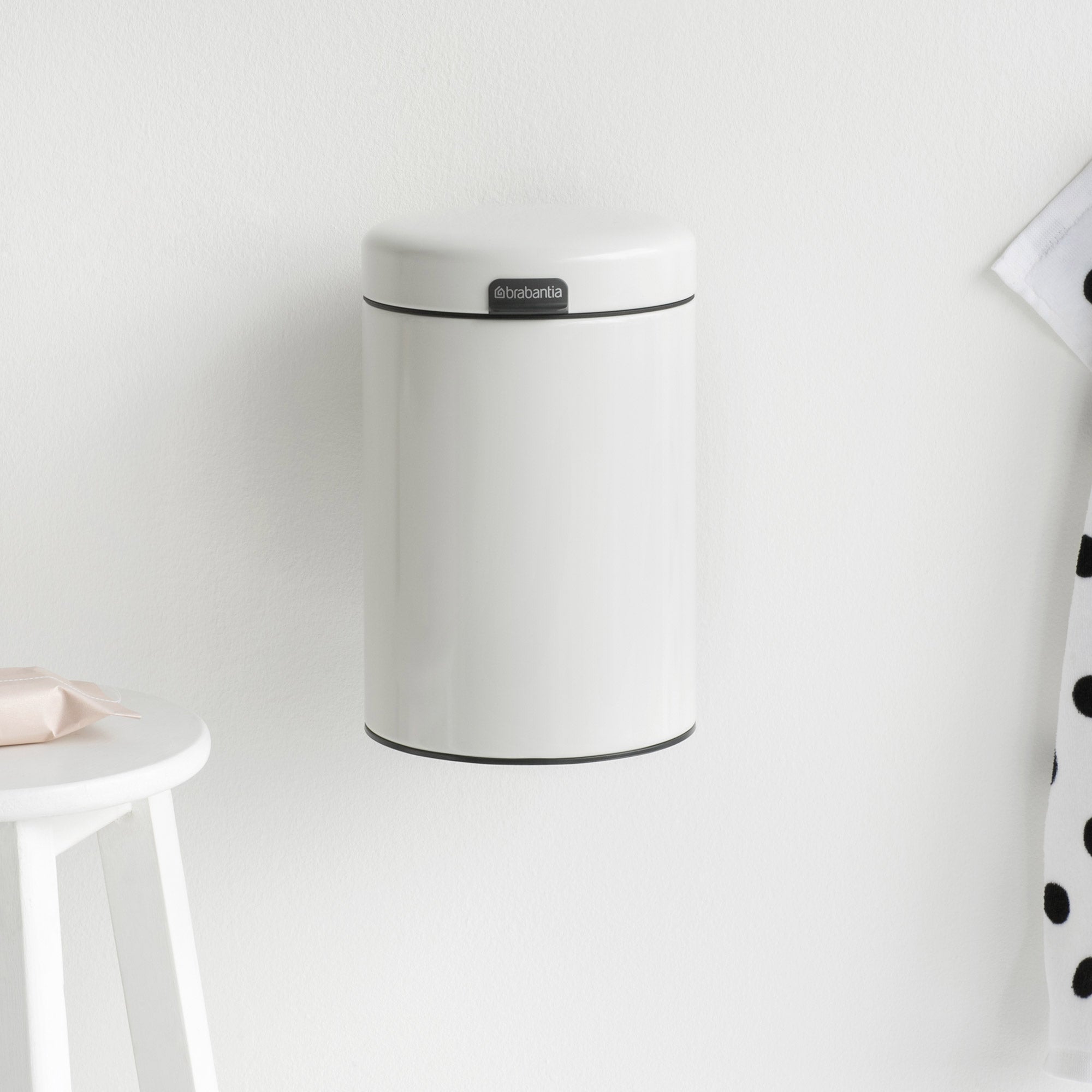 Brabantia newICON Wall Mounted Bin 3L White