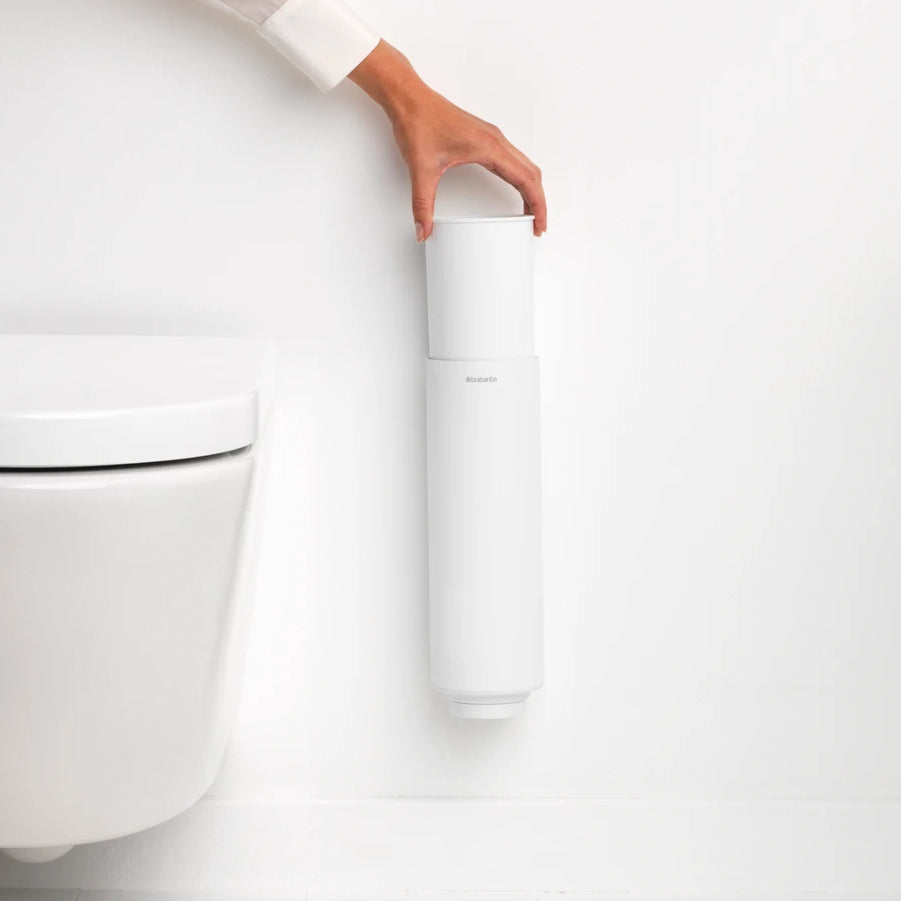 Brabantia MindSet Toilet Brush & Holder White
