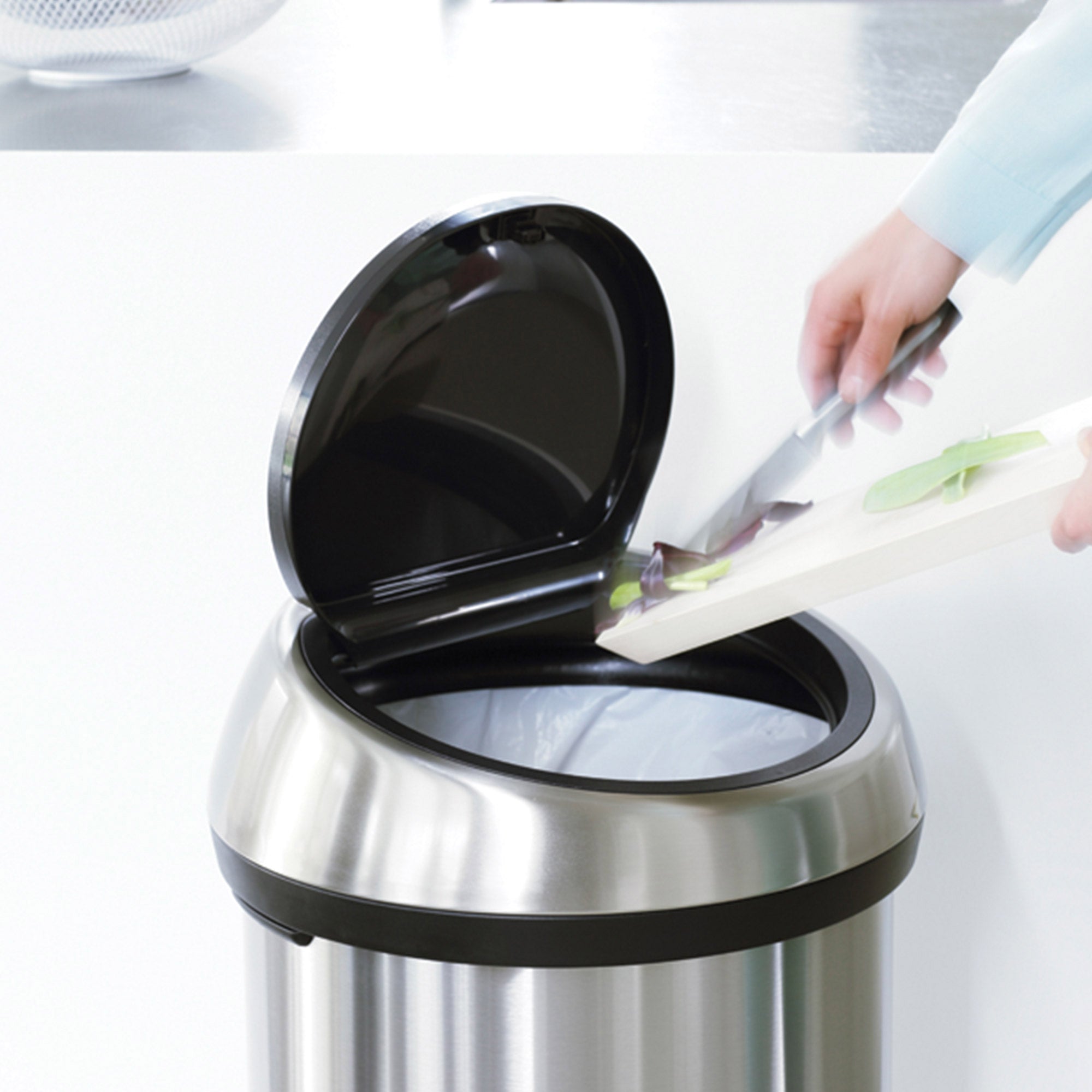 Brabantia Touch Bin 60 Litre - FPP Matt Steel
