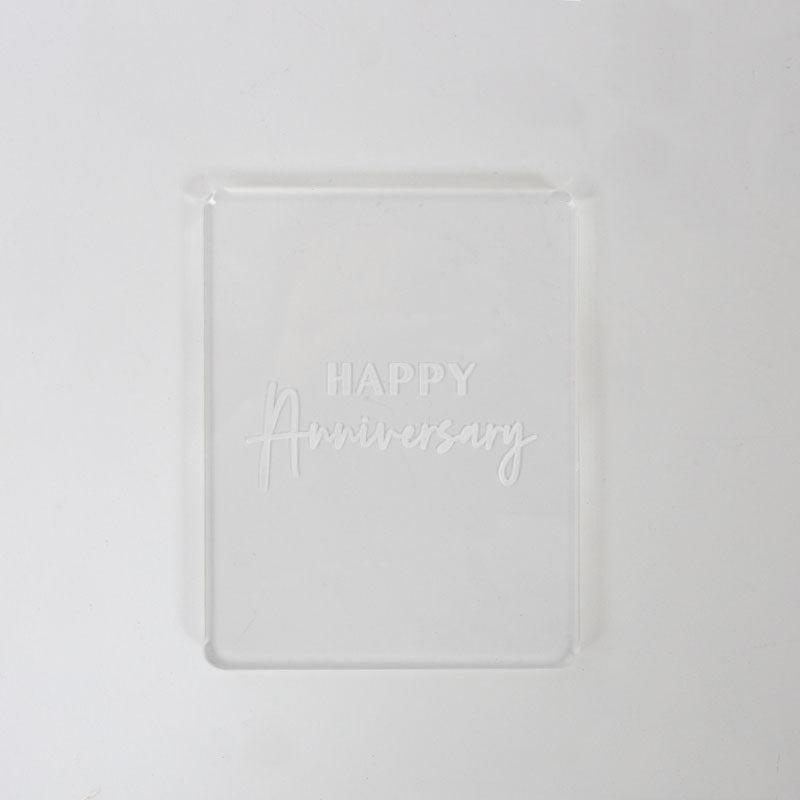 Coo Kie Embosser Stamp Happy Anniversary