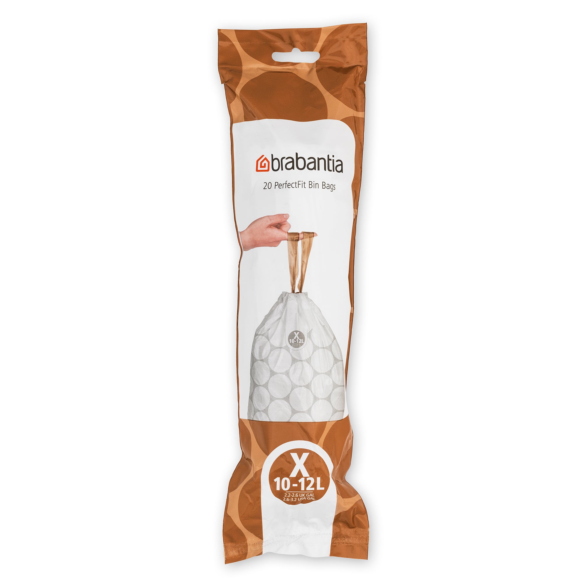 Brabantia Bin Liner Code X 10-12L (BO/ICON) 20 Bags/Roll