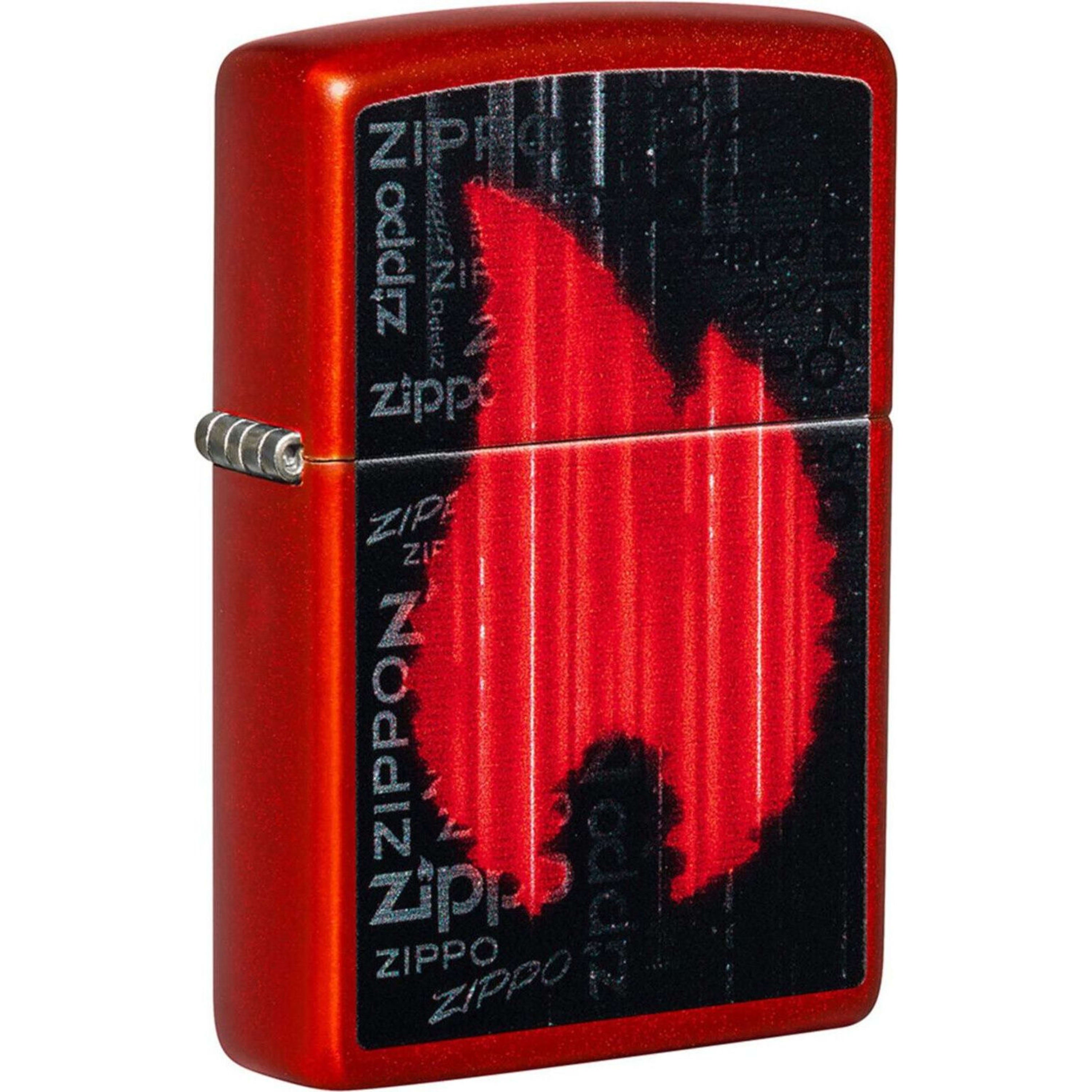 Zippo Red Flame Design Lighter
