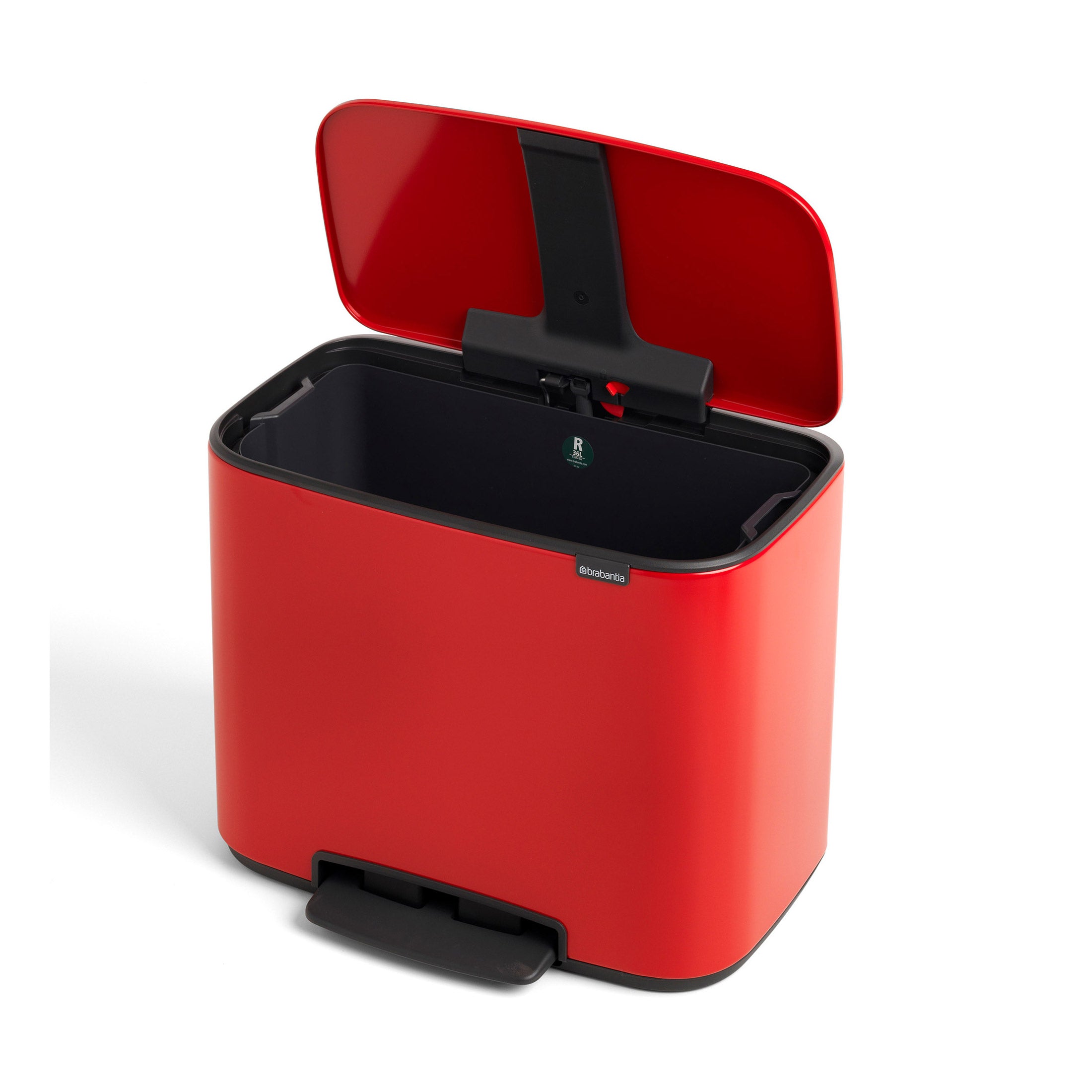 Brabantia BO Pedal Bin 36L Passion Red