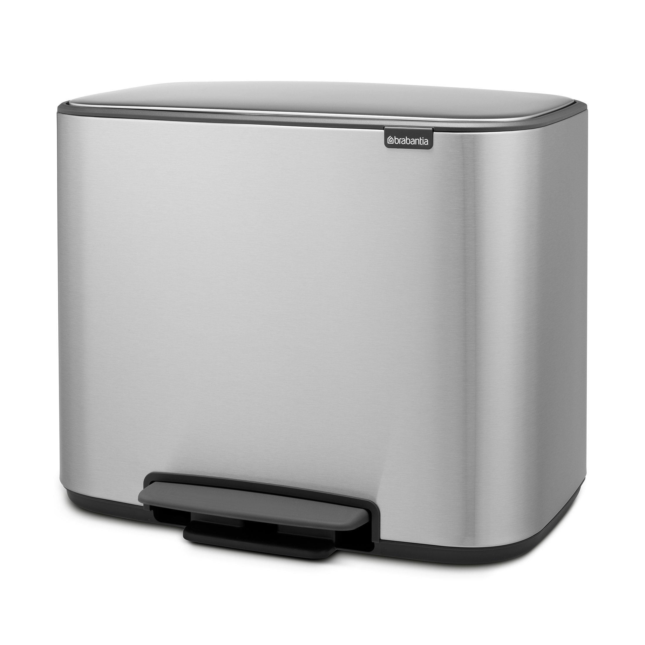 Brabantia BO Pedal Bin 36L Matt Steel FPP