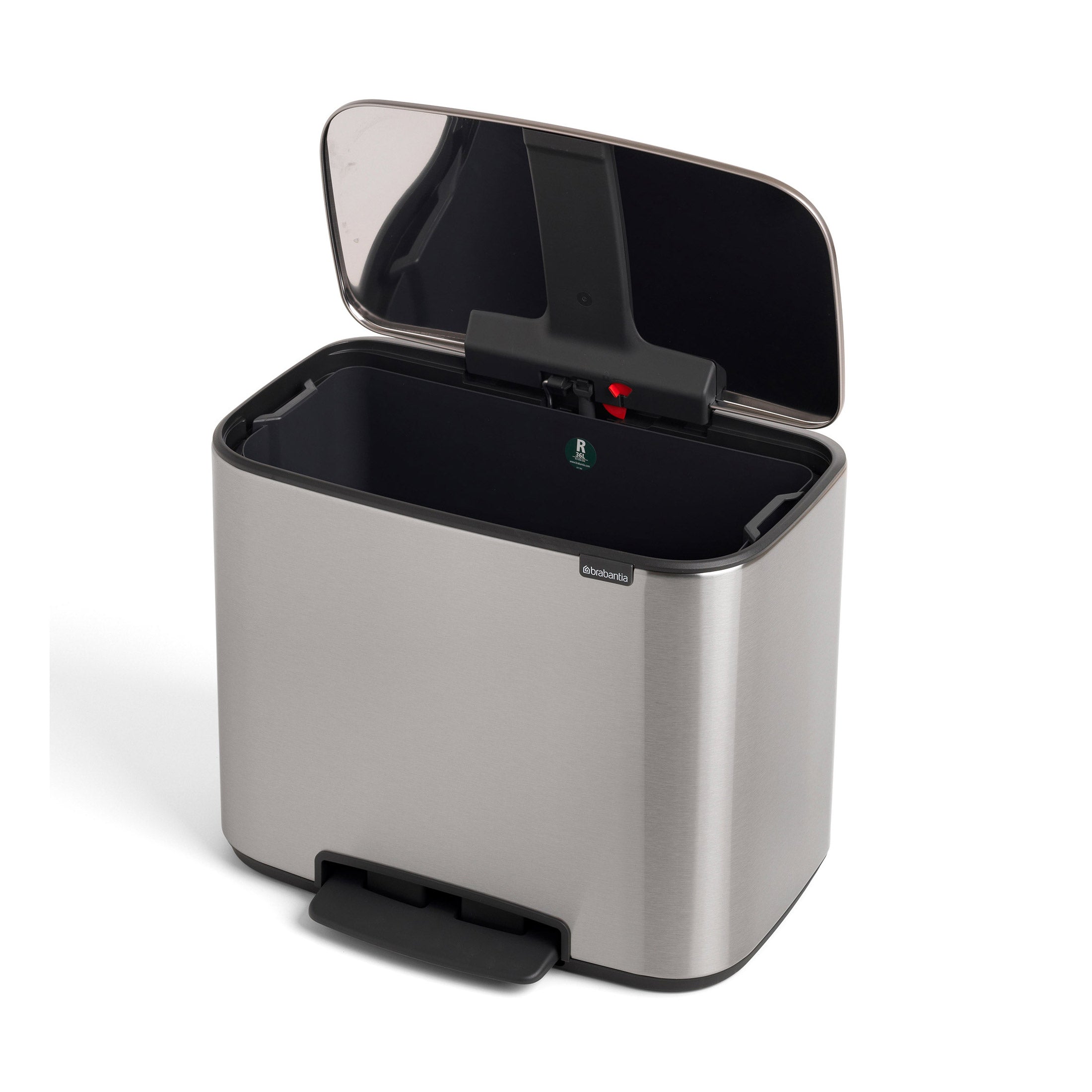 Brabantia BO Pedal Bin 36L Matt Steel FPP