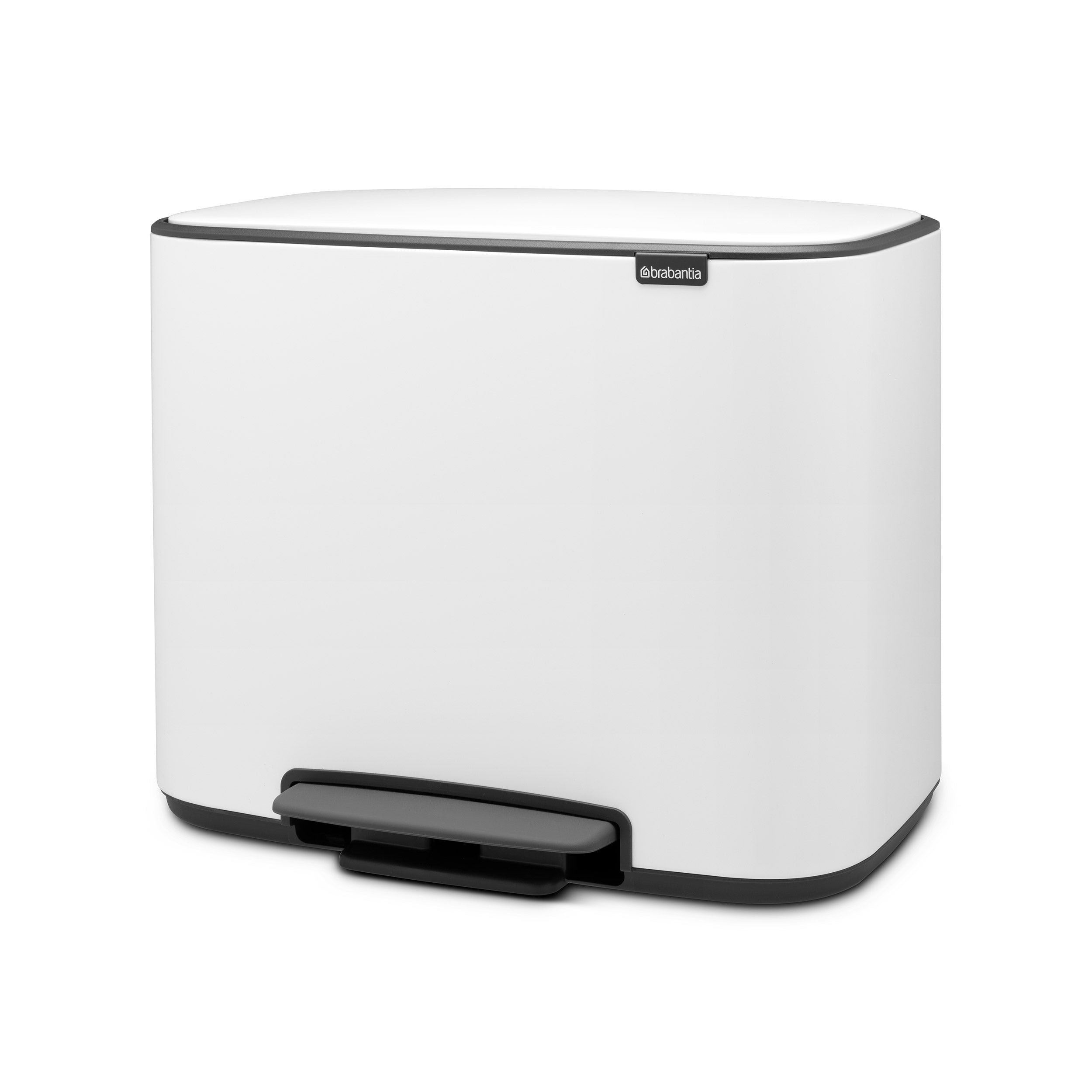 Brabantia BO Pedal Bin 11/23L White