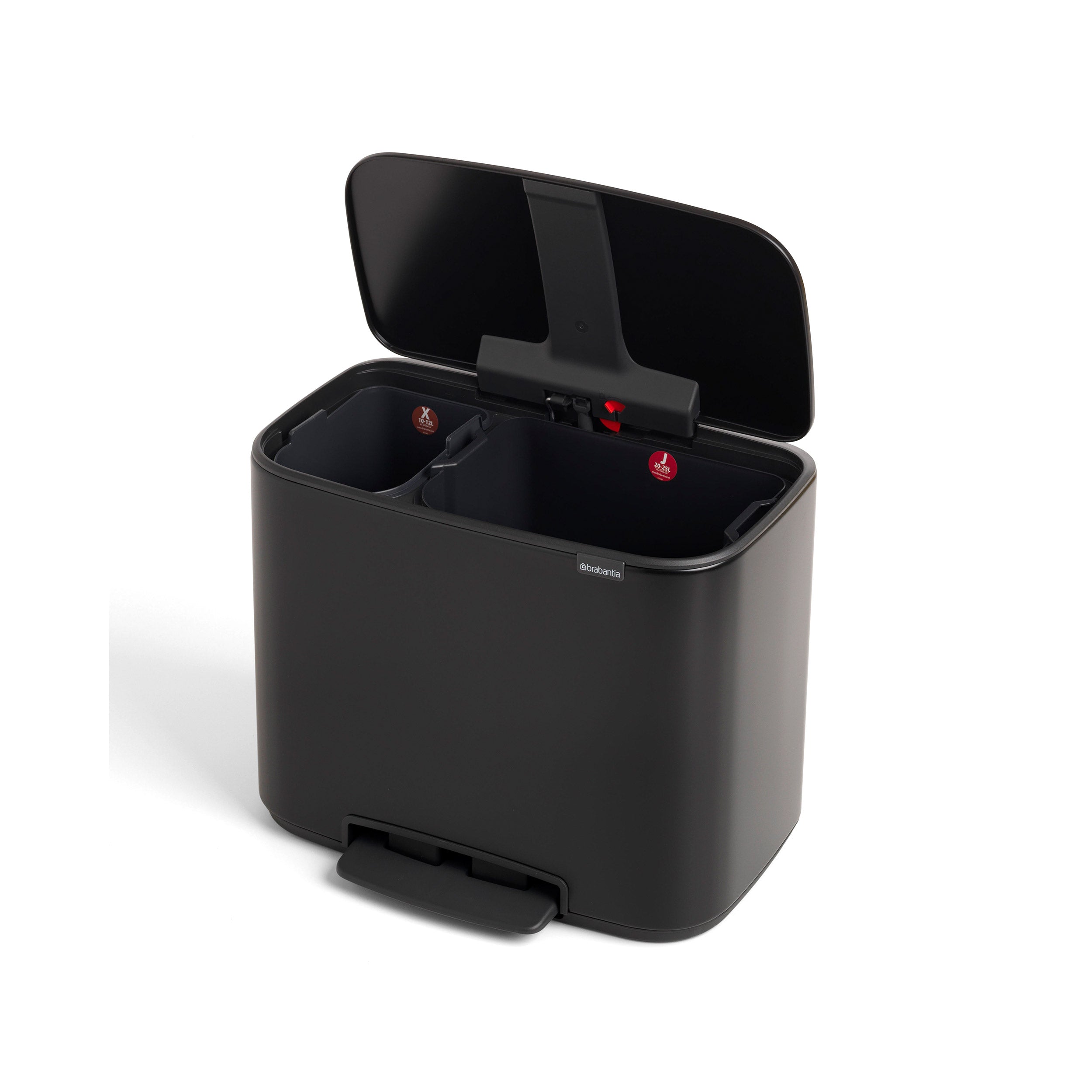 Brabantia BO Pedal Bin 11/23L Matt Black