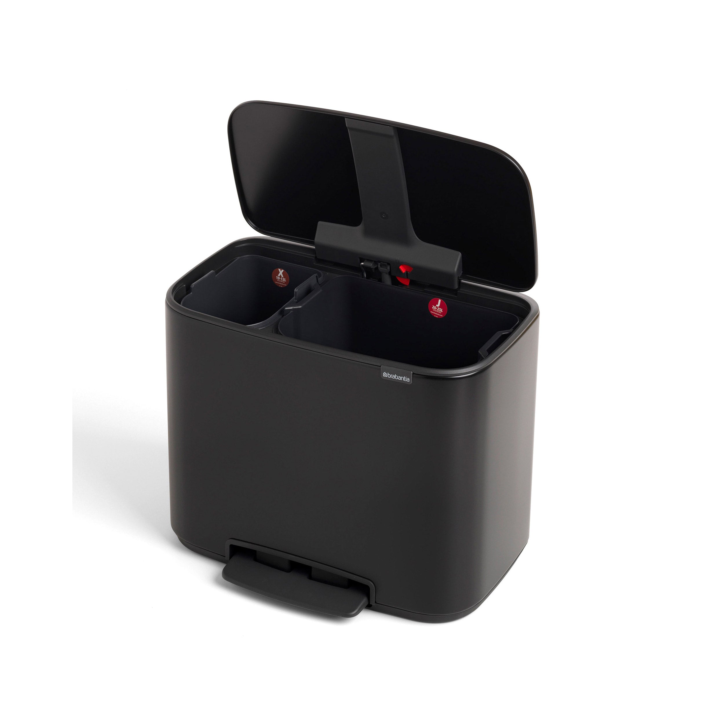 Brabantia BO Pedal Bin 11/23L Matt Black