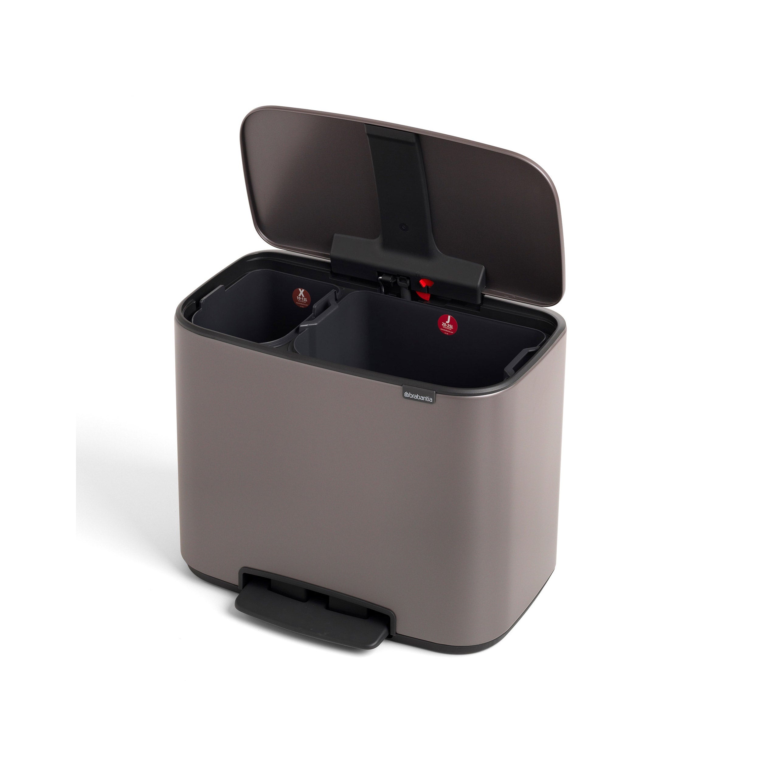 Brabantia BO Pedal Bin 11/23L Platinum