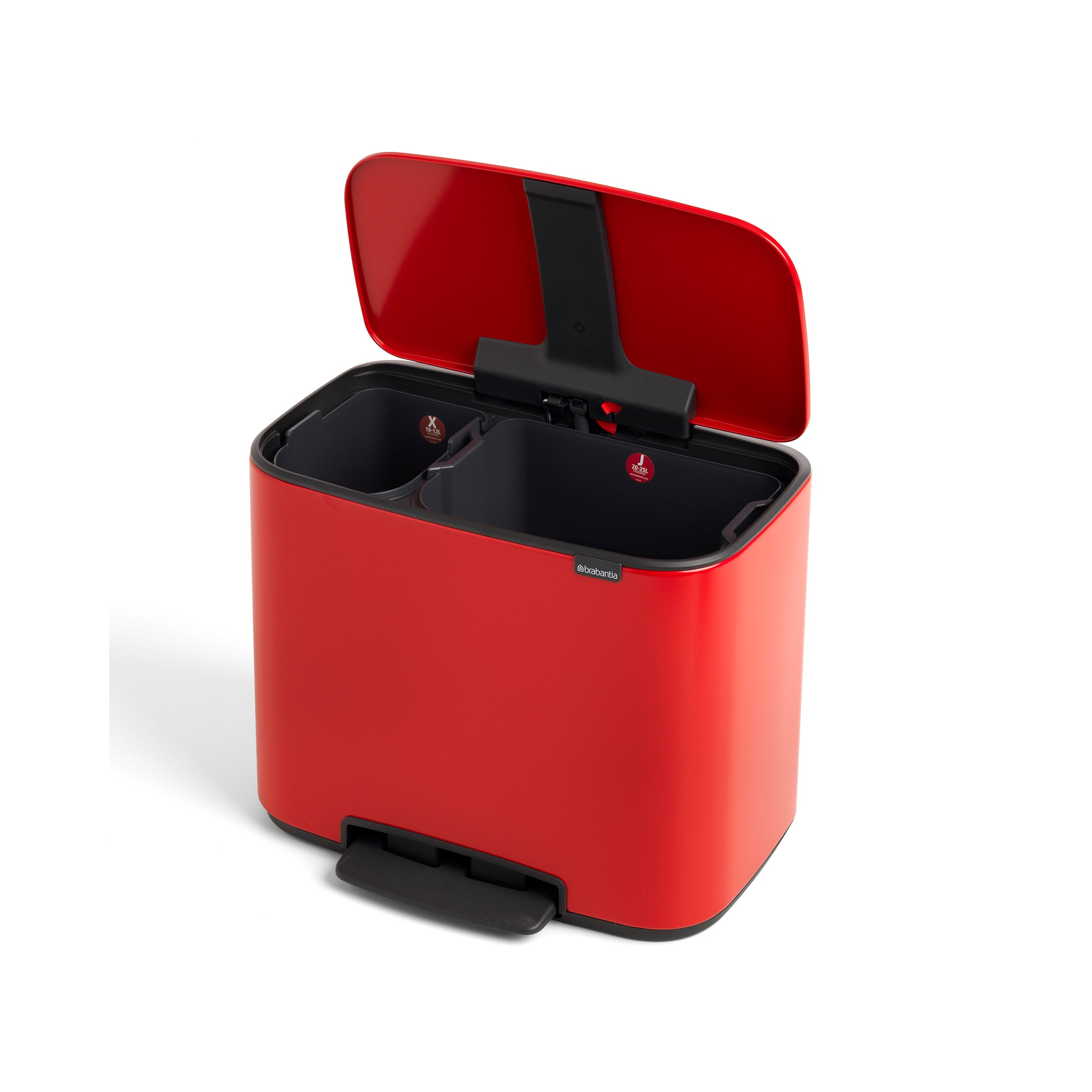 Brabantia BO Pedal Bin 11/23L Passion Red