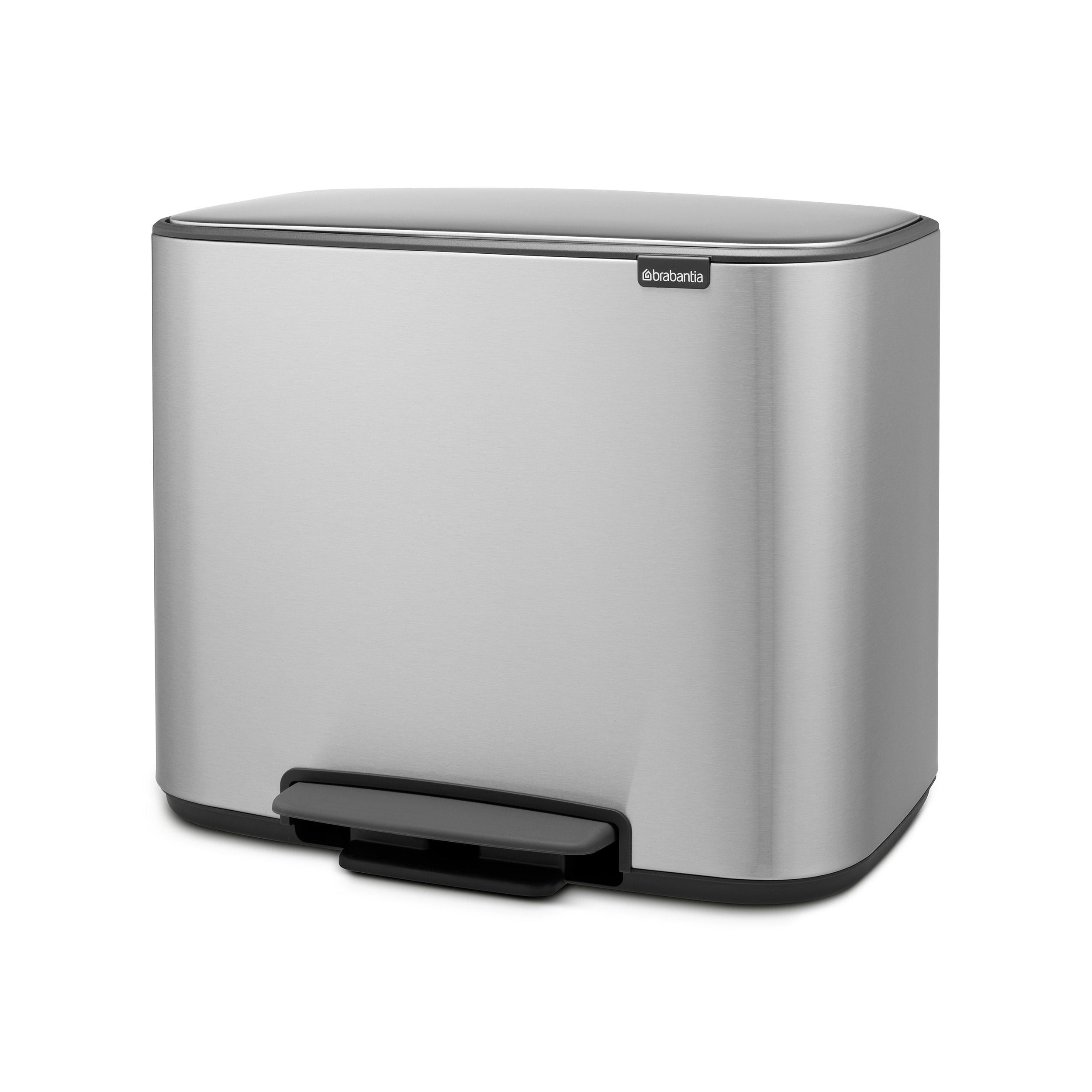 Brabantia BO Pedal Bin 11/23L Matt Steel FPP